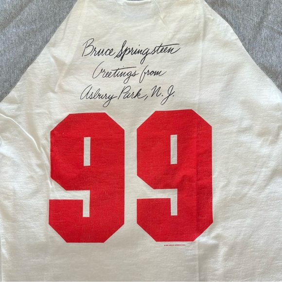 ✨VINTAGE BRUCE SPRINGSTEEN GREETINGS FROM ASBURY PARK 1999 STANLEY DESANTIS TEE - Picture 3 of 15